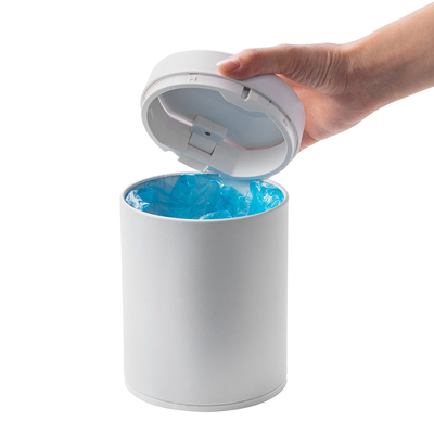 Αγορά 3L από ανοξείδωτο χάλυβα Desktop Mini σκουπιδοτενεκέ με πύλη ανοιχτή επιλογή χώρου υποστήριξης ηλεκτρονική κατασκευή