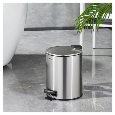 Αγορά 30L Soft Close Round Armour Pedal Trash Bin για τη διαχείριση αποβλήτων του μπάνιου ηλεκτρονική κατασκευή