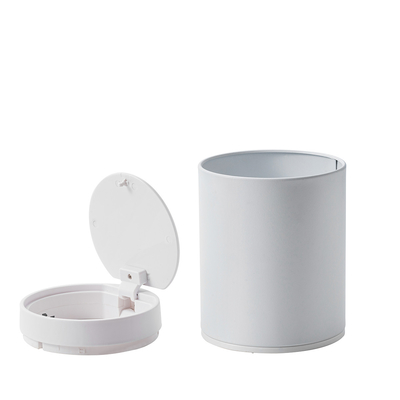 Αγορά Πίεση τύπου 1.5L Desktop Trash Bin Ατσάλι από ανοξείδωτο χάλυβα Μίνι δοχείο απορριμμάτων για γραφείο και countertop υποστήριξη χώρο επιλογή χώρου ηλεκτρονική κατασκευή