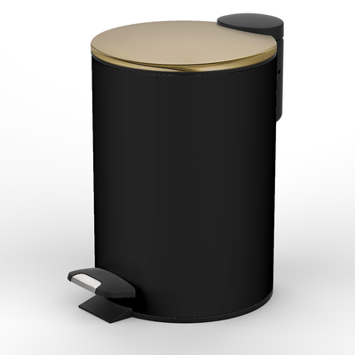 Αγορά Εύκολο Rolling Cover Foot Pedal Bin 3L/5L/8L/12L/20L/30L Ατσάλινο κάδο σκουπιδιών για υγιεινή συλλογή σκουπιδιών ηλεκτρονική κατασκευή