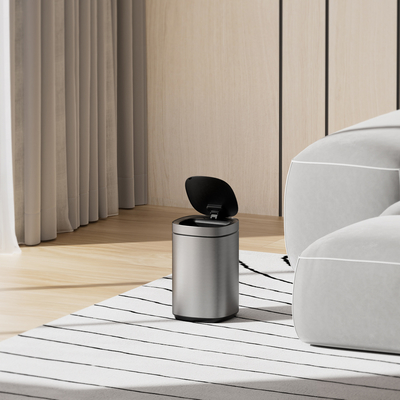 Αγορά 20L Σατέν Ατσάλι Smart Sensor Bin Αυτοματοποιημένο Ασύμμετο Οικιακό Αισθητήρα Κινήσεων Τεκτονικό Τεκνίδιο σκουπιδιού με τεχνολογία αισθητήρων ηλεκτρονική κατασκευή