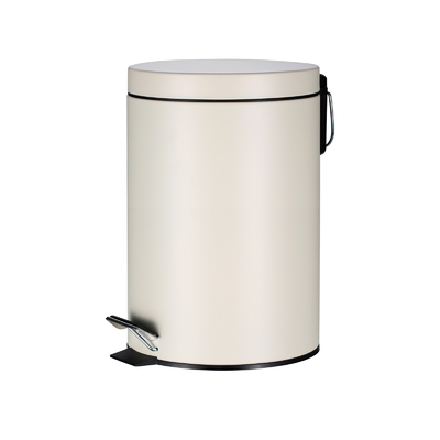 Αγορά Τύπος κάλυψης κυλίνδρων 3L / 5L / 8L / 12L / 20L / 30L SS Στρογγυλός κάδος σκουπιδιών Πετάλι κάδος σκουπιδιών από ανοξείδωτο χάλυβα για το σπίτι ηλεκτρονική κατασκευή