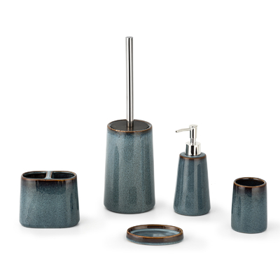 Premium Ceramic Bathroom Accessories Set Foam Dispenser Soap Dispenser Toothbrush Holder (Πρωταθλήματα κεραμικών εξαρτημάτων μπάνιου)
