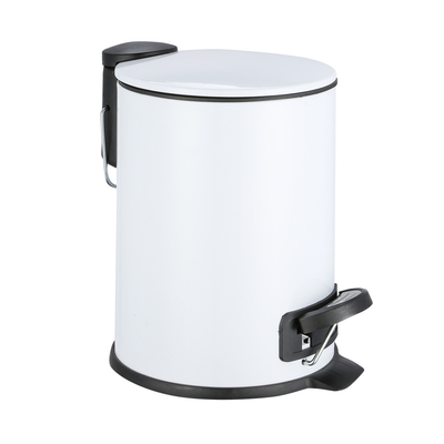 Δομή πεδίου ποδιού 3L/5L/12L/20L/30L BSCI Οικιακό κάδο πεδίου στρογγυλό κάδο σκουπιδιών από ανοξείδωτο χάλυβα με λεπτό καπάκι