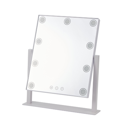 ορθογώνιο ρυθμιζόμενο έξυπνο φως Led countertop Makeup Mirror